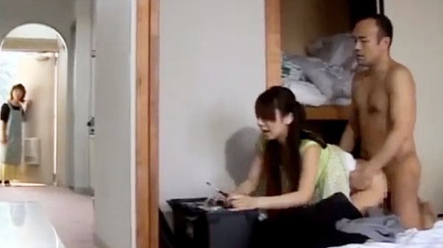 不倫カップルの変態SEX