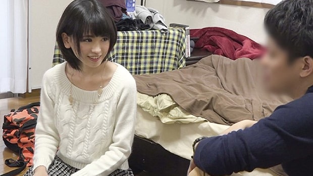 ナンパされて家に行きエッチするビッチ女