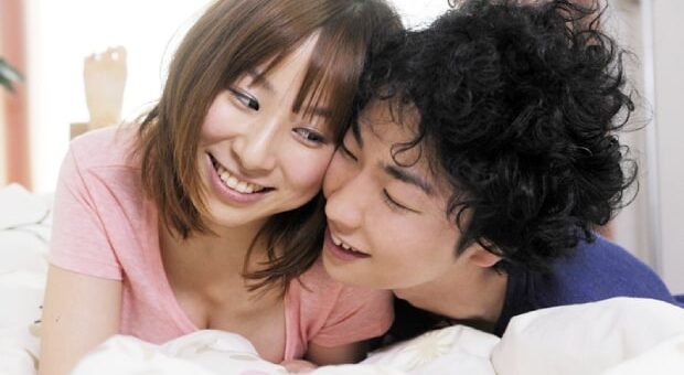 カップルのラブラブな休日