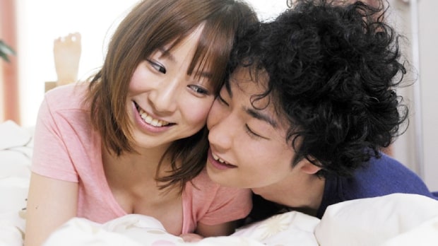 カップルのラブラブな休日