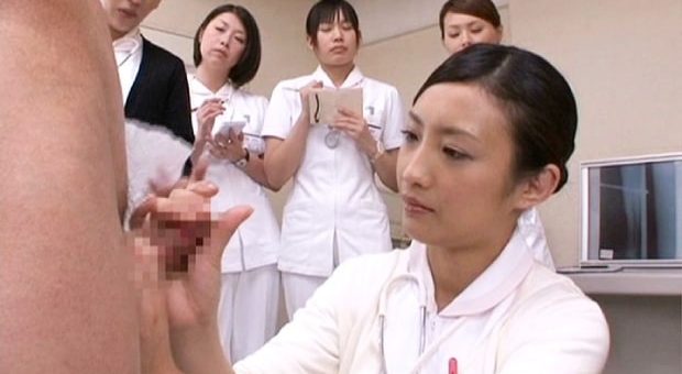 ナースの手コキ研修