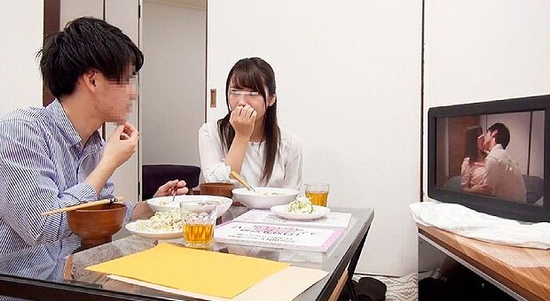 禁欲した後に恋人交換企画で寝取られ