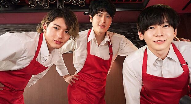 パート先のバイトのイケメンと4P不倫する人妻