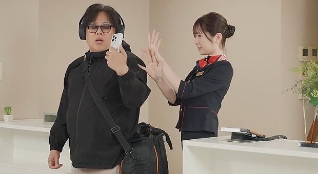 迷惑配信者のキモデブ男に犯される新人CA